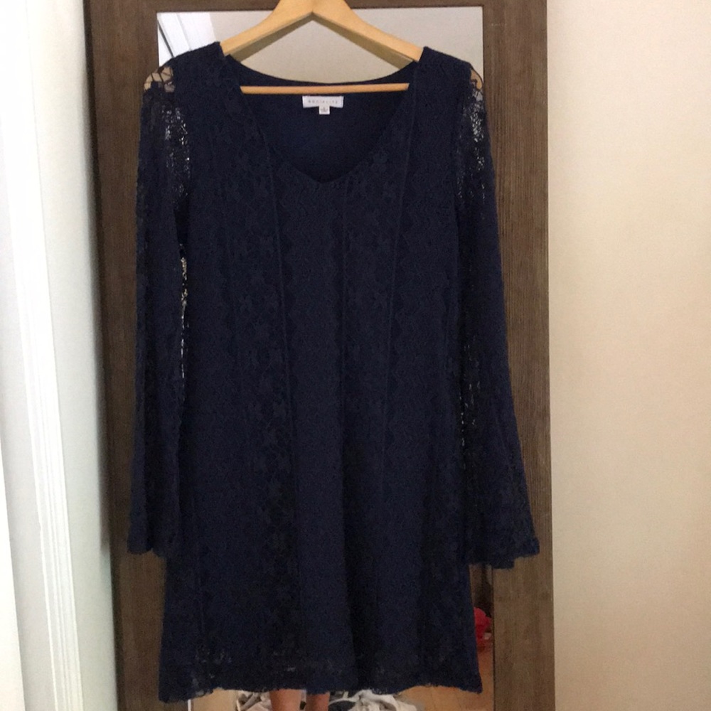 Navy Lace Dress